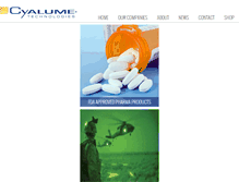 Tablet Screenshot of cyalume.com